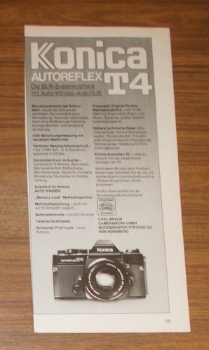 Seltene werbung vintage konica - seltene,