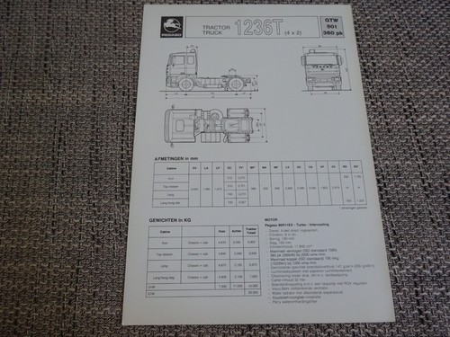 Pegaso 1236t 4x2 lkw - lkw, truck